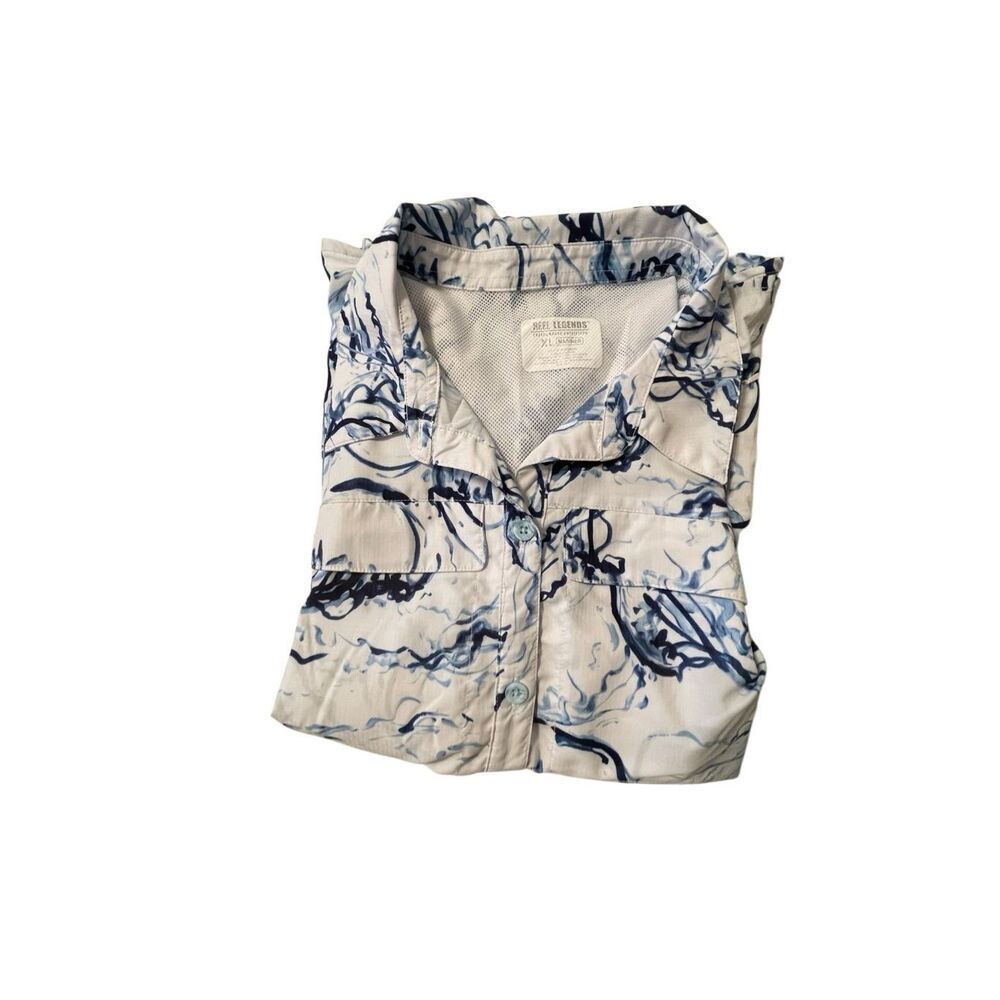 Reel Legends 3 Pack Women’s Button Down Sleeveless Tops - Picture 3 of 15